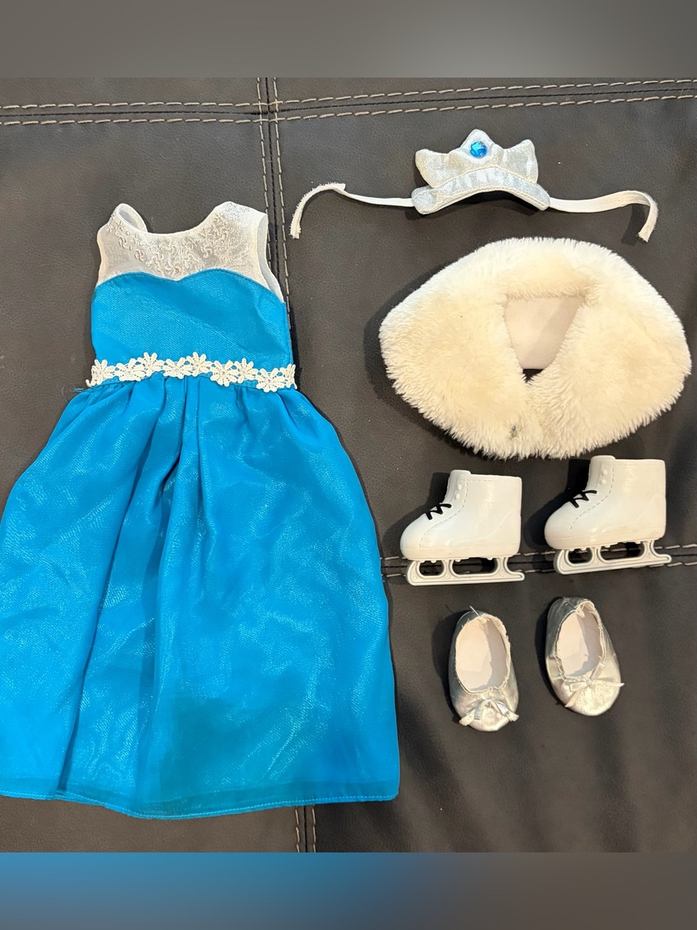 Doll Clothes Set, Elsa Frozen Inspired for 18 in Dolls